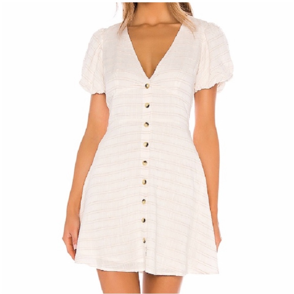 L*Space Sabrina Mini Dress in Cream
